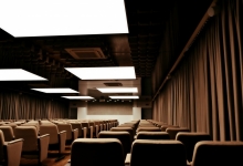 Conference hall stretch ceiling