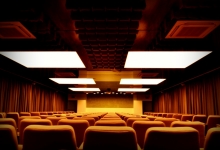 Conference hall stretch ceiling