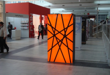 Installed printed wall