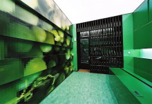 Printed image on wall