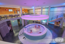 suspended ceiling in wellness center