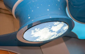 Sky printed ceiling