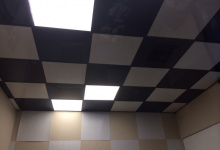 Translucent and high gloss ceiling tiles