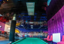 High gloss ceiling tiles