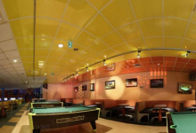 High gloss ceiling tiles