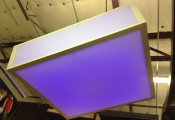 Suspended modular light panel