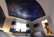 Printed bedroom stretch ceiling